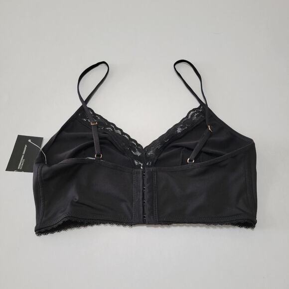 INC Women's Lace-Trim Bralette Black Lounge PJ NWT Size Small - Picture 6 of 8